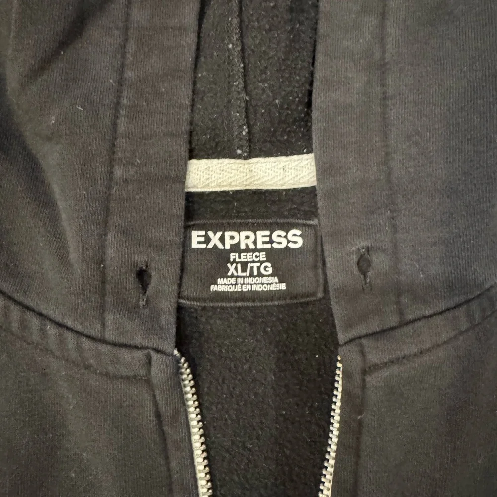 Express Black Zip-Up Sweater